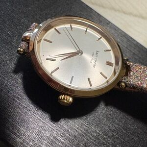 Kate Spade Glitter Strap Gold Women's Watch